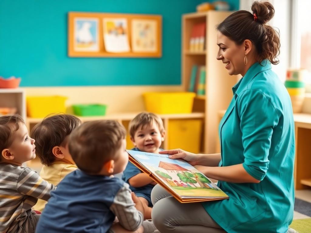 Children engaged in Montessori learning activities at our London nursery